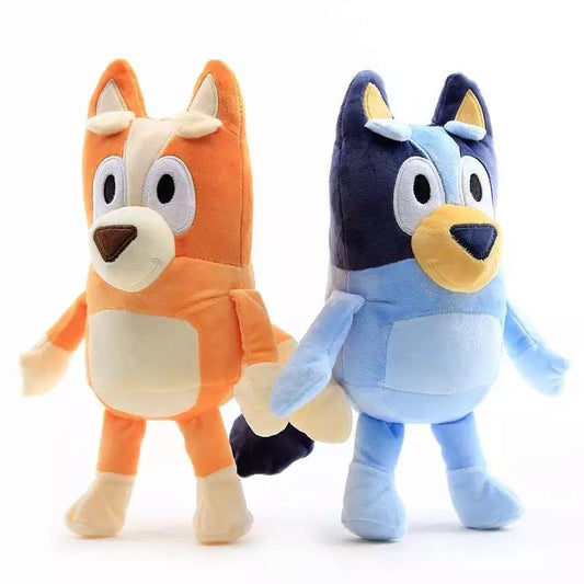 1Pair 28CM Soft Bluey and Bingo Plush Toys