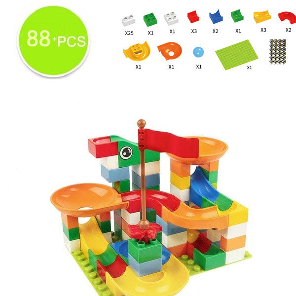 Building Blocks Marble Race Run Maze