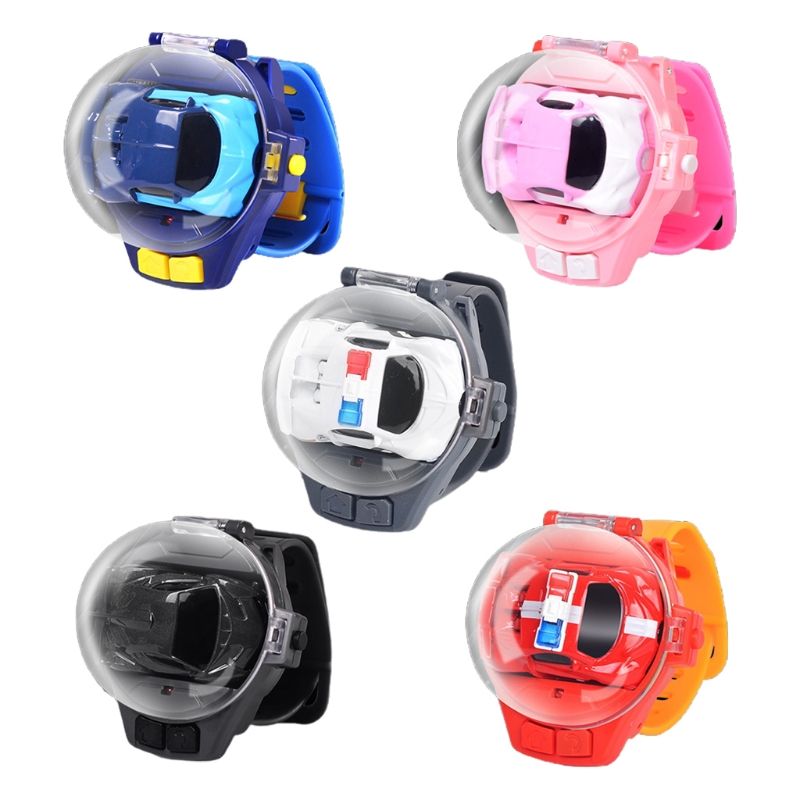 Remote Control Mini Toy Car Watch USB Charging