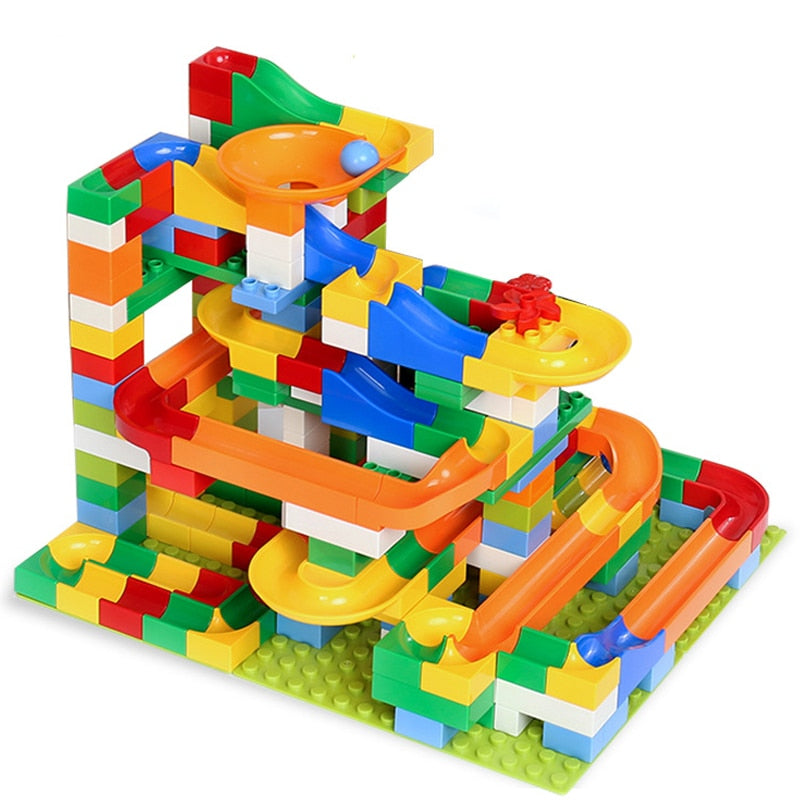 Building Blocks Marble Race Run Maze