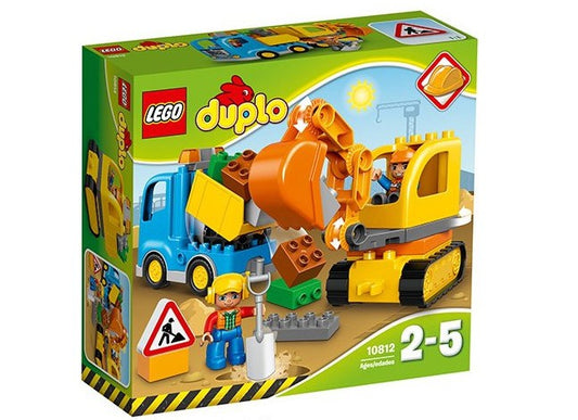 Toy Truck and Excavator Large Building Construction Blocks