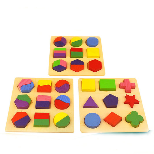 Wooden Shapes Puzzle 3D