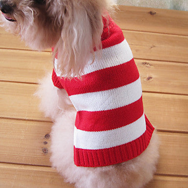 Striped Pattern Dog Sweater