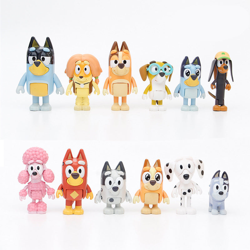 Bluey Movable Figurines