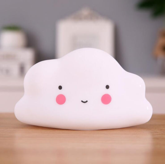 Lovely Led Night Light Silicone Cloud