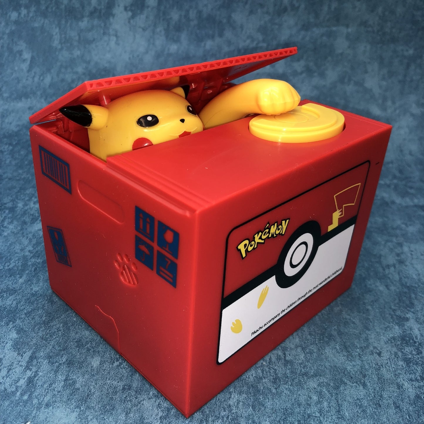 High Quality Electronic Money Box Pokémon Pikachu Piggy Bank Steal Coin Automatically