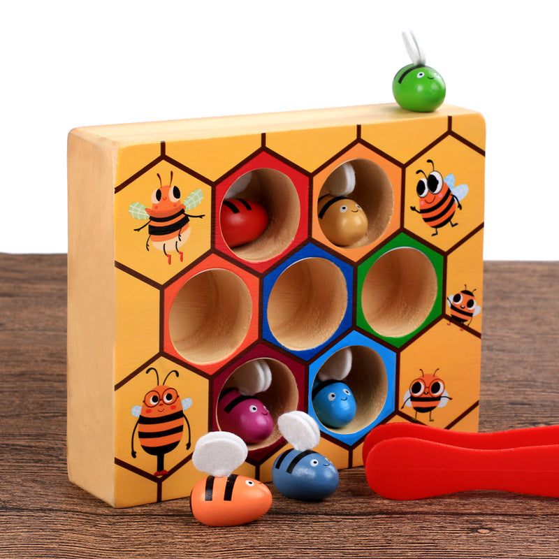 Wooden Beehive Matching Game