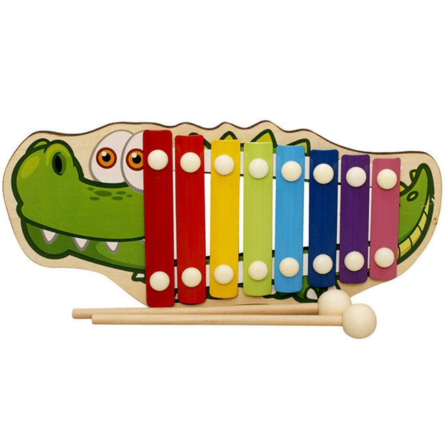 Wooden Animal Shape Xylophone Musical Instrument