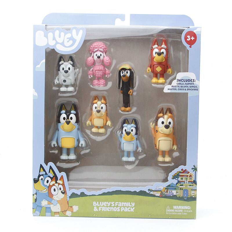 Bluey Movable Figurines