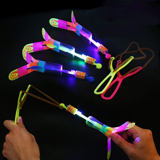 Flying Glowing Rocket Slingshot 10 pcs