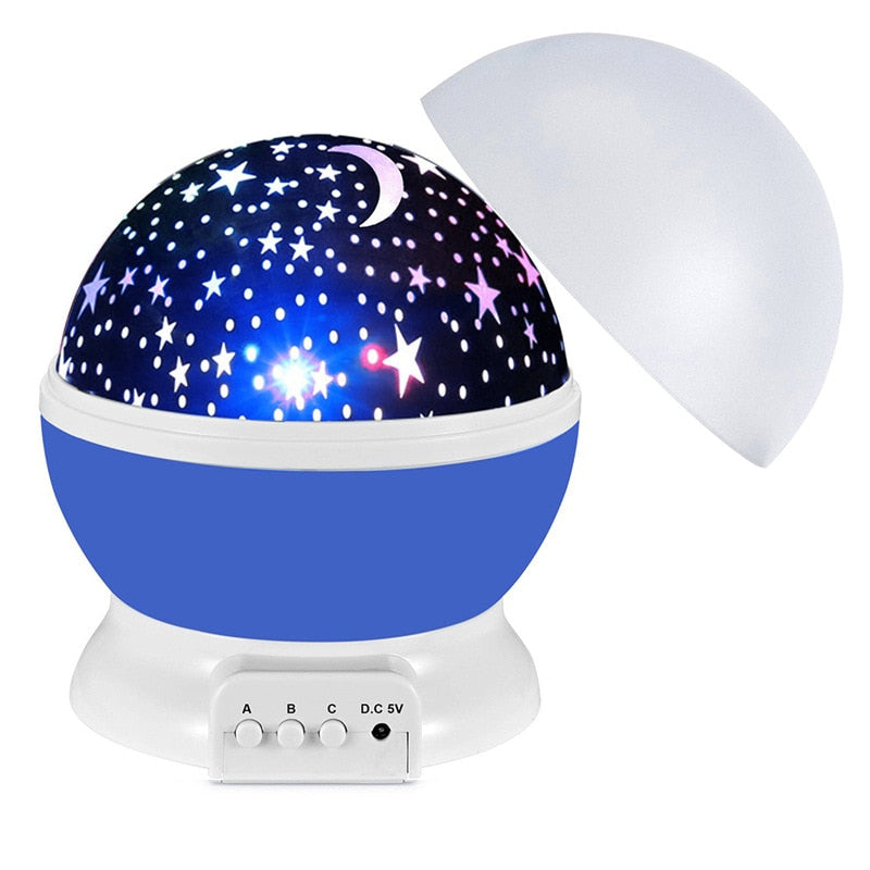 LED Rotating Starry Night Light Projector 360° Rotation