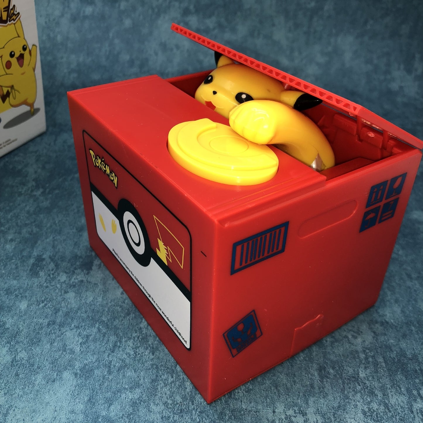 High Quality Electronic Money Box Pokémon Pikachu Piggy Bank Steal Coin Automatically