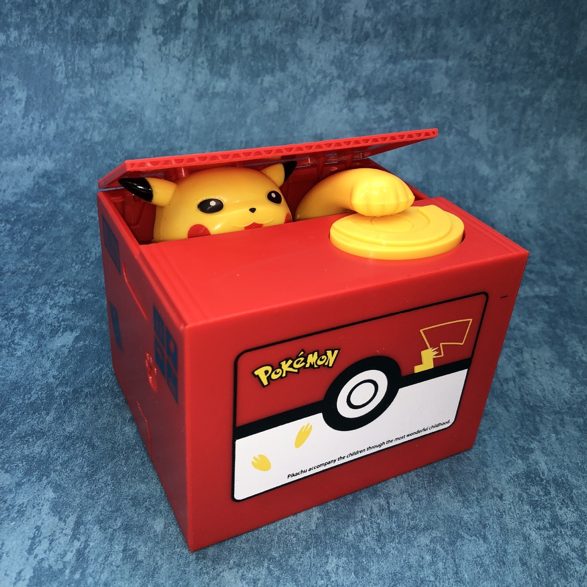 High Quality Electronic Money Box Pokémon Pikachu Piggy Bank Steal Coin Automatically