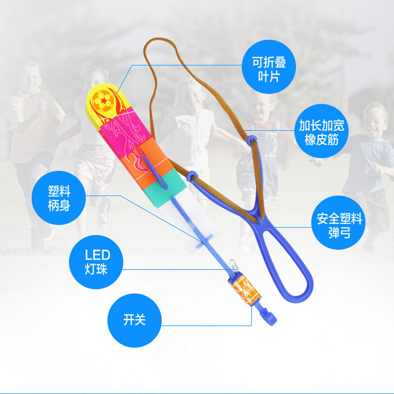 Flying Glowing Rocket Slingshot 10 pcs