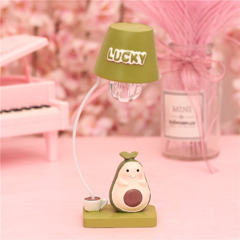 Avocado Night Light or Bedside LED Lamp