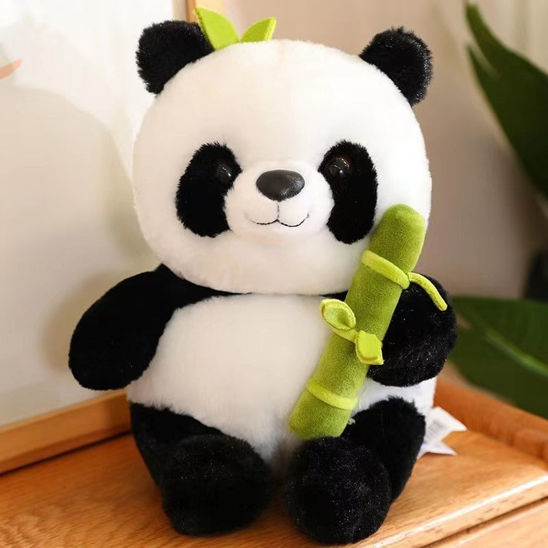 Bamboo Tube Panda Stuffed Toy