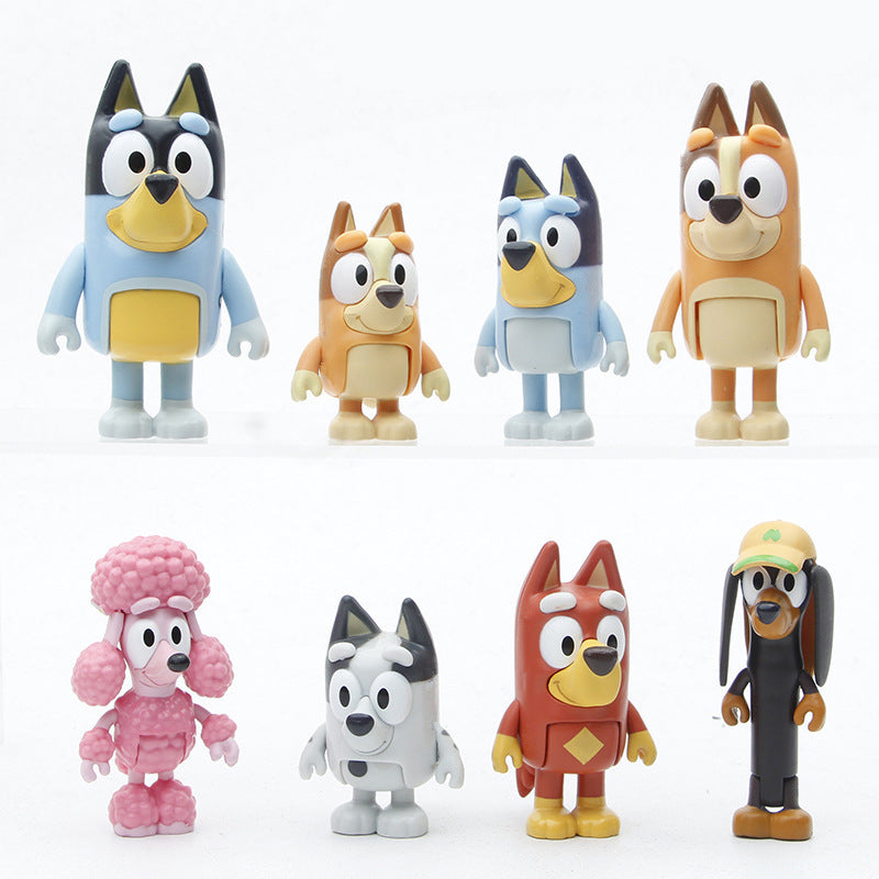 Bluey Movable Figurines