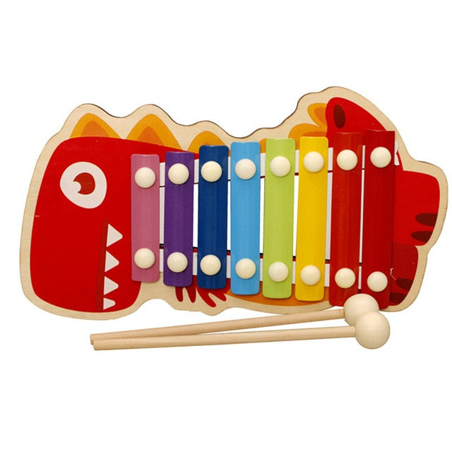 Wooden Animal Shape Xylophone Musical Instrument