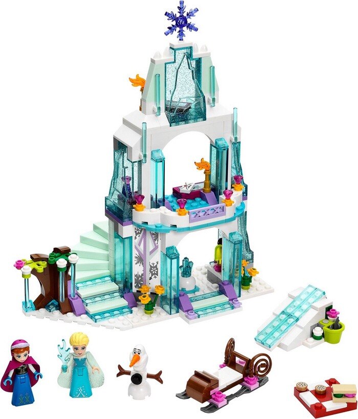 Frozen Snow World Series The Elsa`s Magical Ice Castle Building Blocks Set