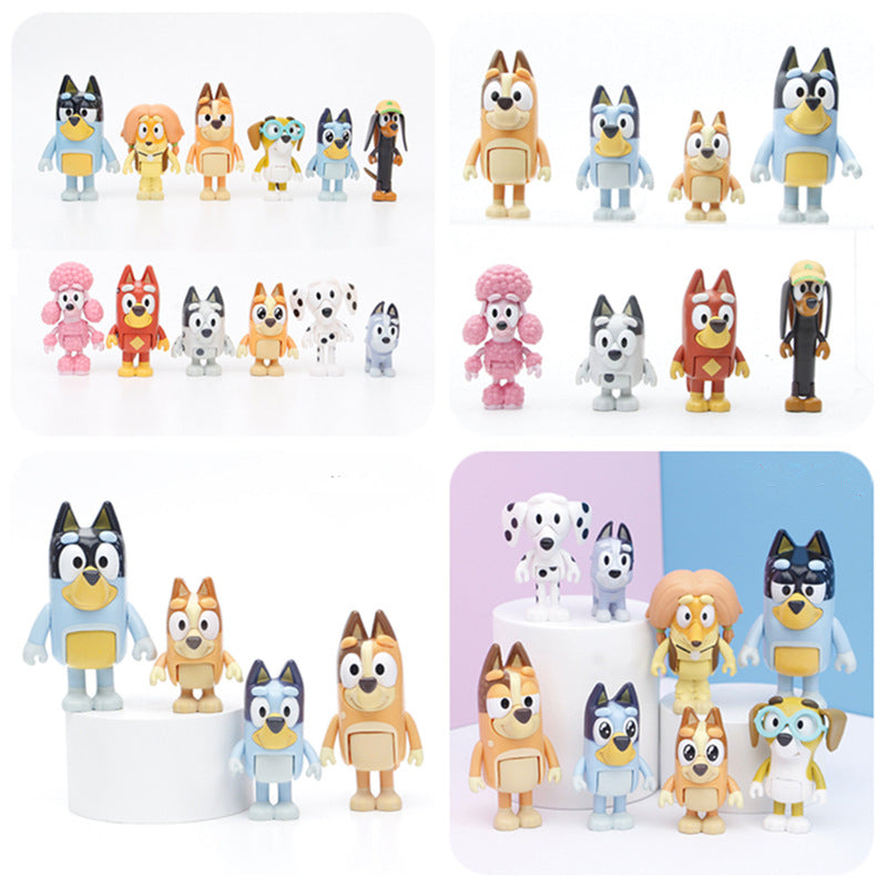 Bluey Movable Figurines