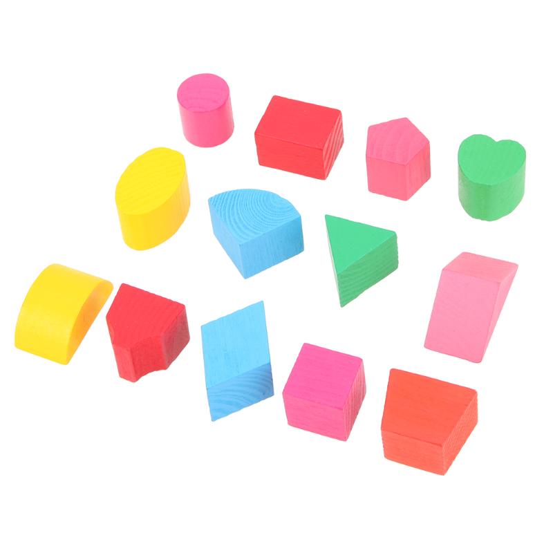 13 Holes Intelligence Shape Sorter Wooden Box