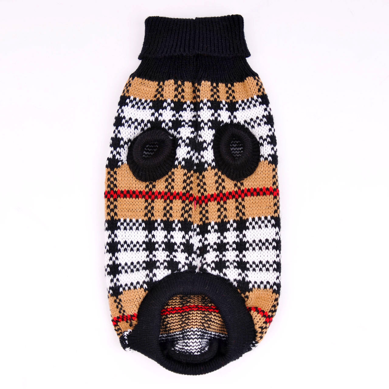 Classic Plaid Pattern High-End Pet Sweater