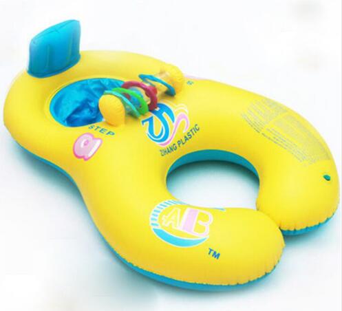 Parent-Child Double Interactive Multicolor Inflatable Ring