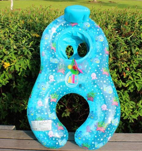 Parent-Child Double Interactive Multicolor Inflatable Ring