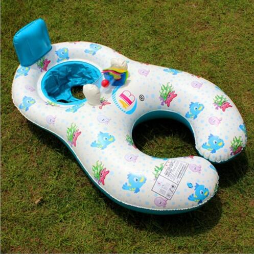 Parent-Child Double Interactive Multicolor Inflatable Ring