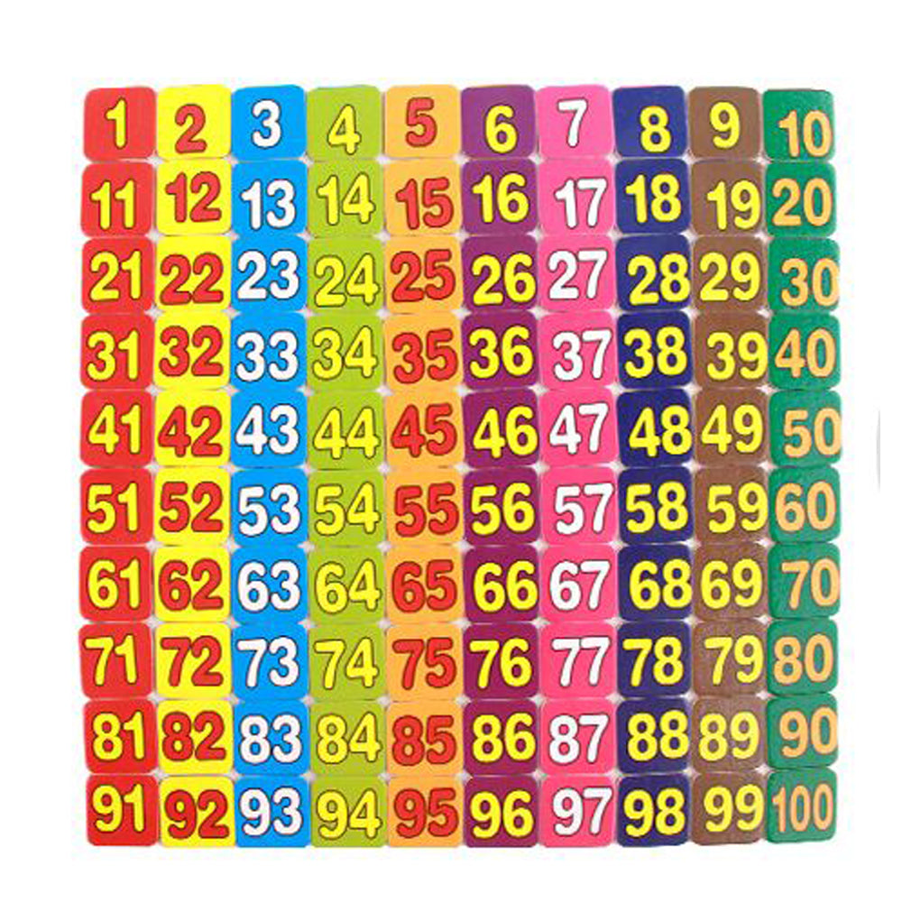 Educational Wooden Arithmetic Number Toys Box  Math Blocks Puzzles With Counting Sticks & Blackboard