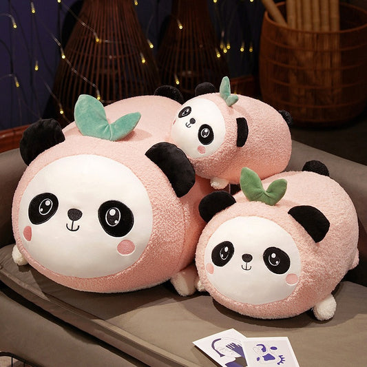 Peach Panda Plush