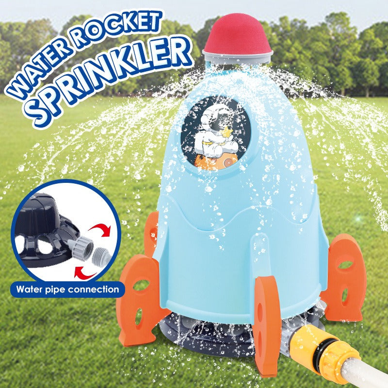 Outdoor Lift-Off Water Space Rocket Sprinkler