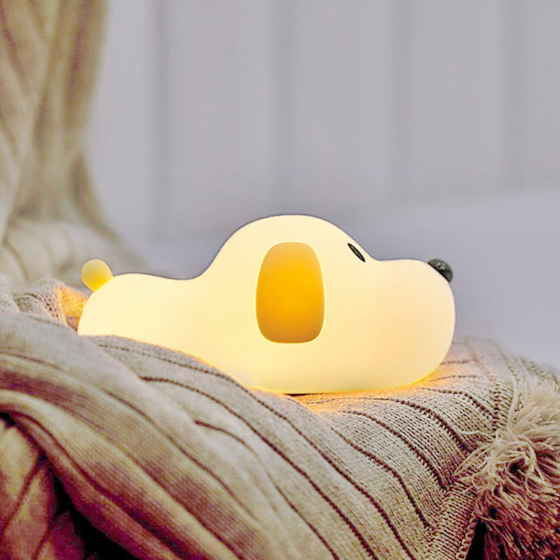 Small Dog Led Silicone Night Light w/USB Charging