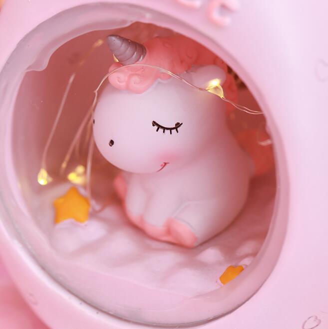 Round Unicorn Night Light LED