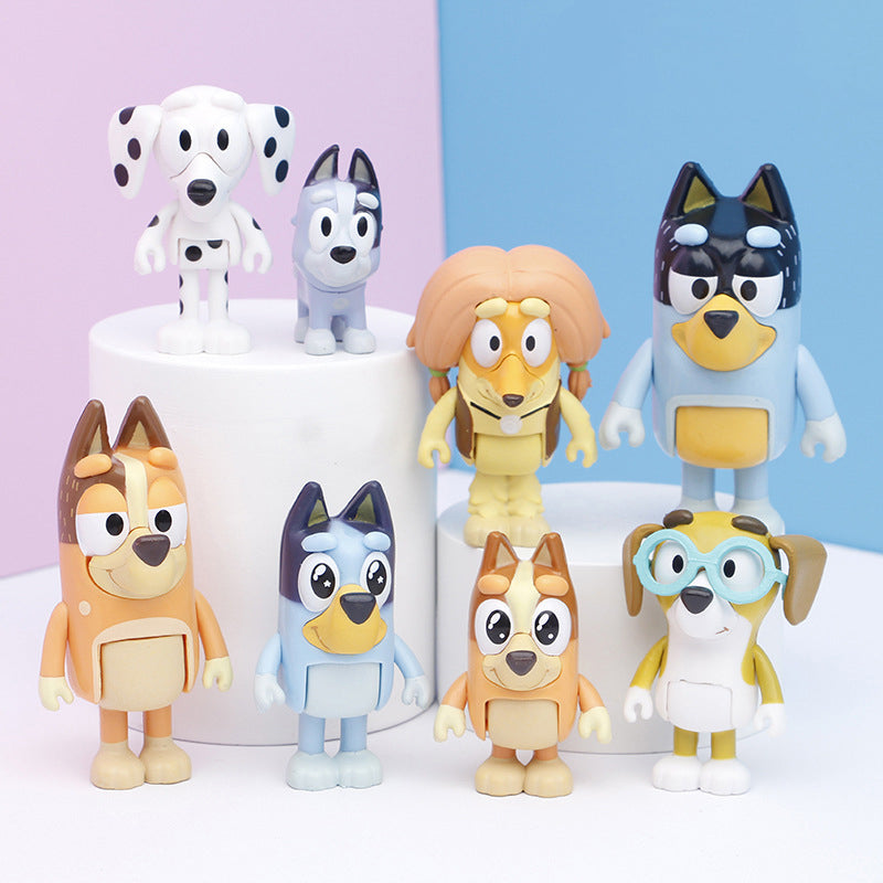 Bluey Movable Figurines