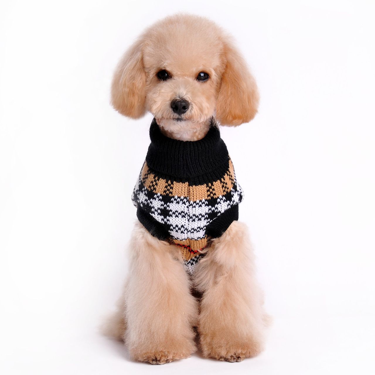 Classic Plaid Pattern High-End Pet Sweater