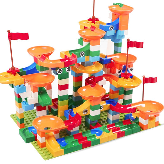 Building Blocks Marble Race Run Maze