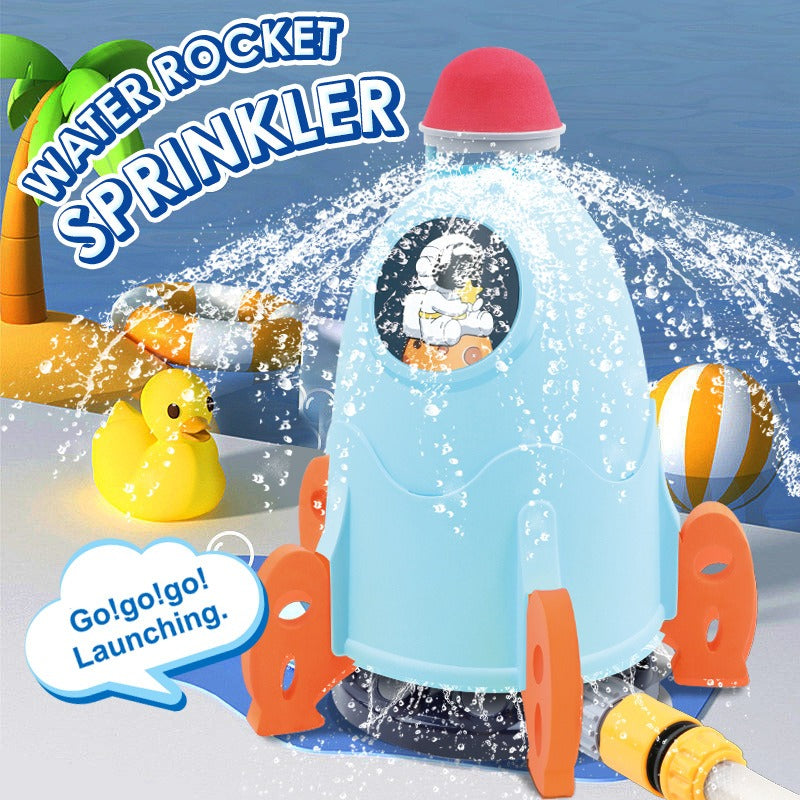 Outdoor Lift-Off Water Space Rocket Sprinkler