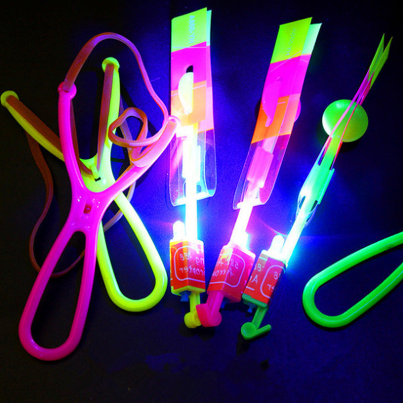 Flying Glowing Rocket Slingshot 10 pcs