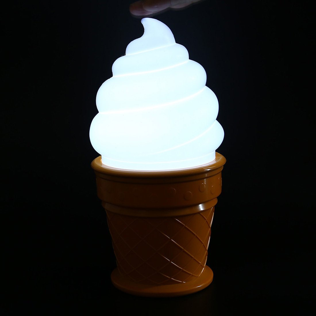 Ice Cream Cone Shaped LED Night Light