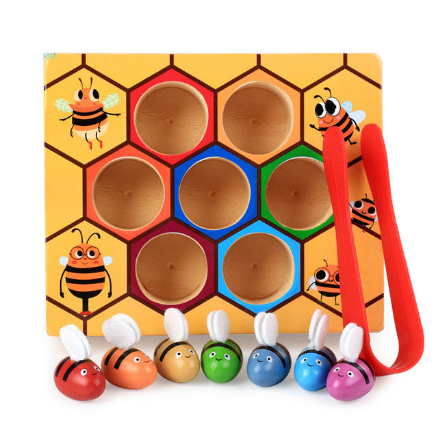 Wooden Beehive Matching Game