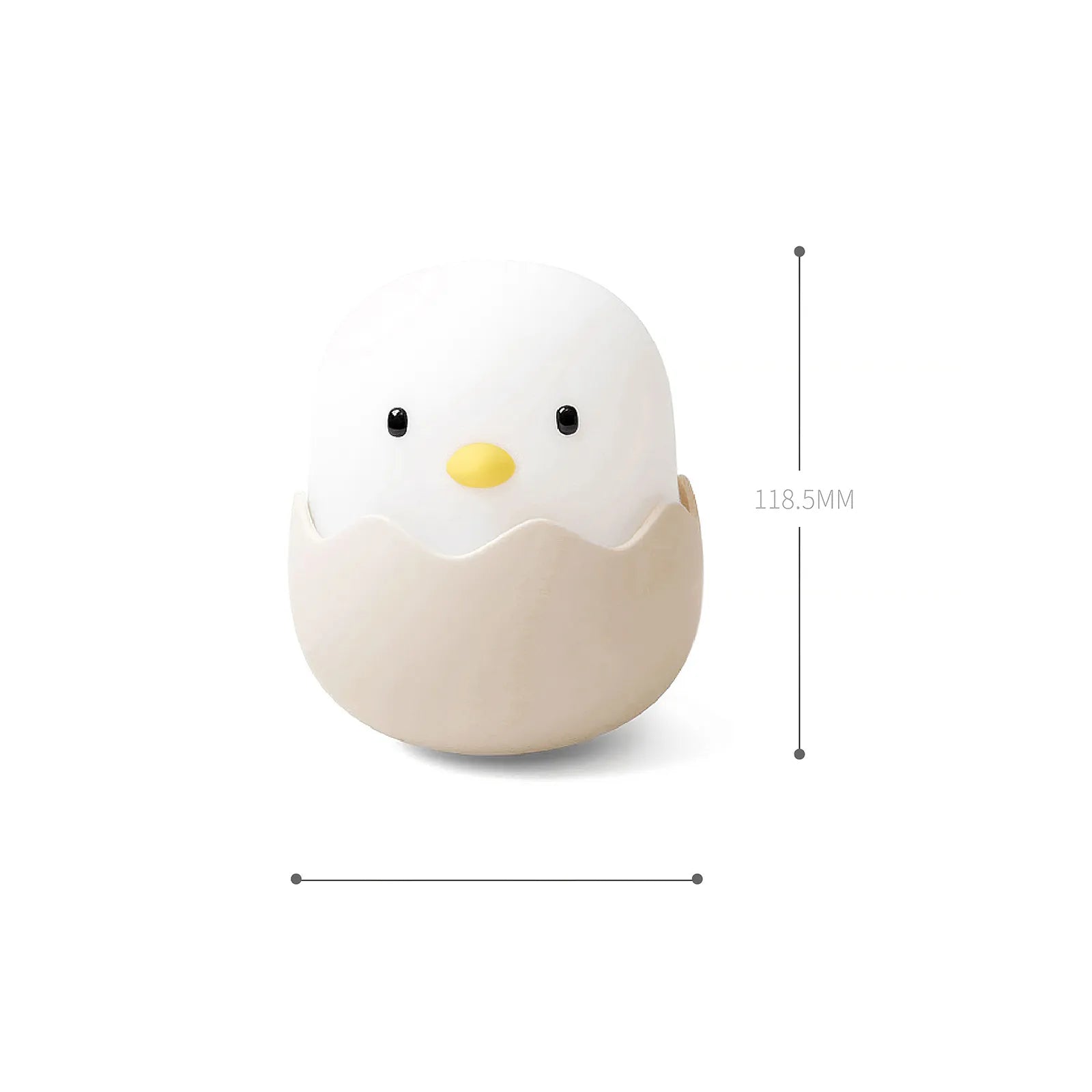 Eggshell Chicken Silicone LED Night Light