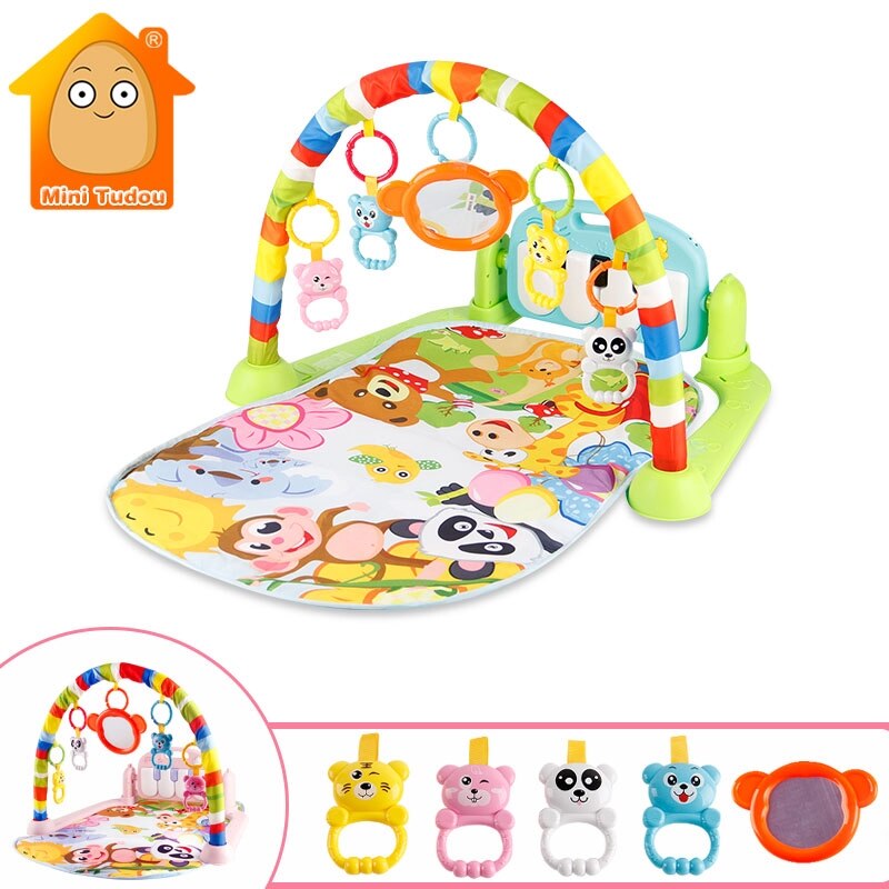 Baby Gym and Music Play Mat With Piano Keyboard