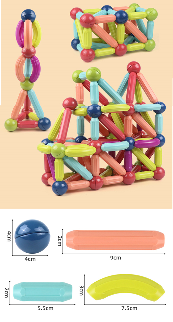 Magnetic Building Rods